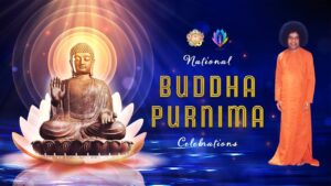 Buddha Poornima 2025 – Buddha idol, floral offerings, meditation, and Buddhist devotees performing puja