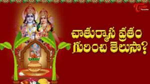 చాతుర్మాస్య వ్రత పూజా విధానం మరియు దీని మహత్త్వం