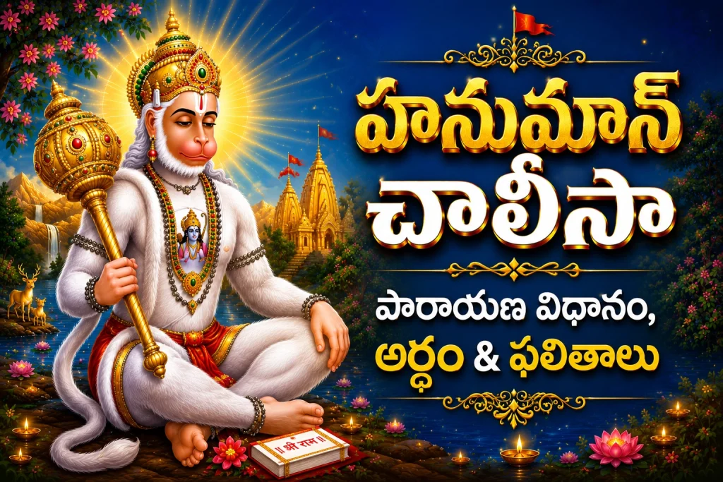 హనుమాన్ చాలీసా – పారాయణ విధానం, అర్థం & ఫలితాలు