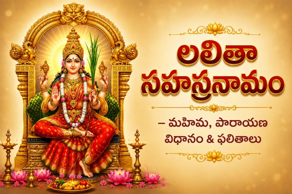 లలితా సహస్రనామం – మహిమ, పారాయణ విధానం & ఫలితాలు
